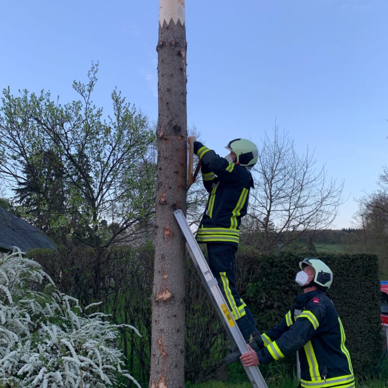 Maibaumaufstellen 2021