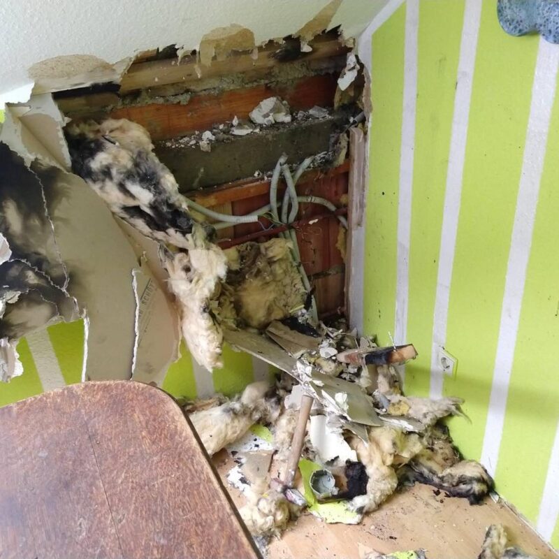 Kleinbrand in Unterkirchbach