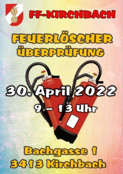Feuerlöscherüberprüfung und Kirchbacher Radservicetag