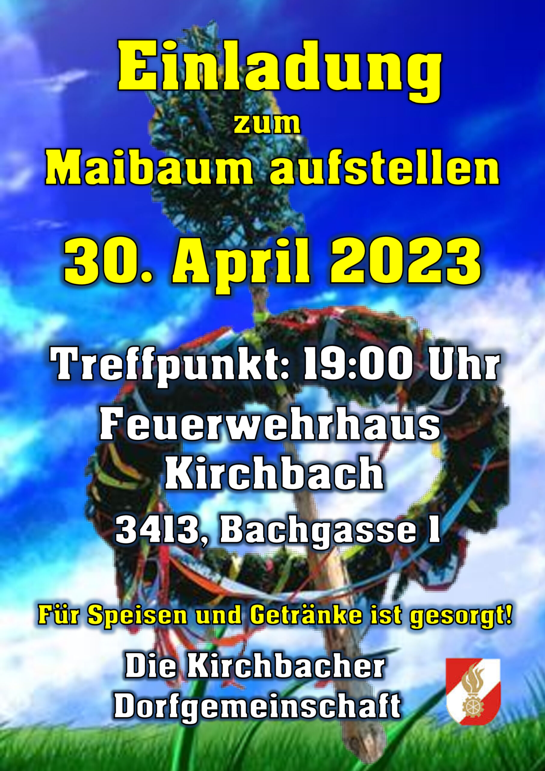 Mehr über den Artikel erfahren Maibaumaufstellen 2023