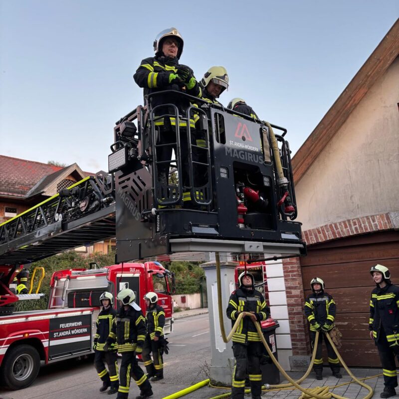 Dachstuhlbrand in Oberkirchbach