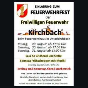 Mehr über den Artikel erfahren Feuerwehrfest 2025