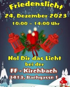 Mehr über den Artikel erfahren Friedenslicht 2023