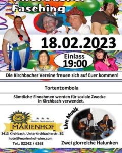 Mehr über den Artikel erfahren Kirchbacher Fasching 2023