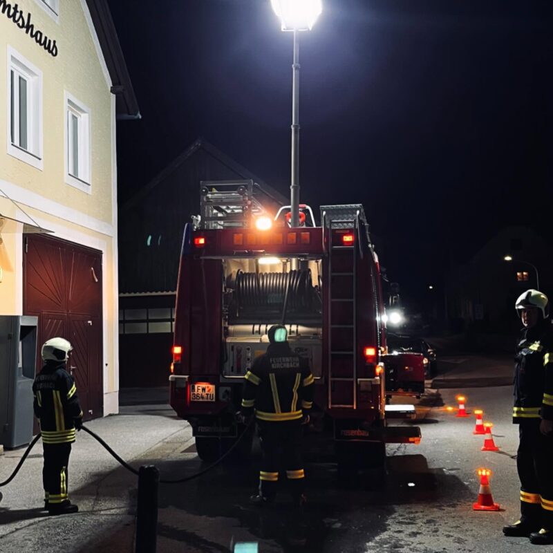 Aufrüstung des Lichtmasten