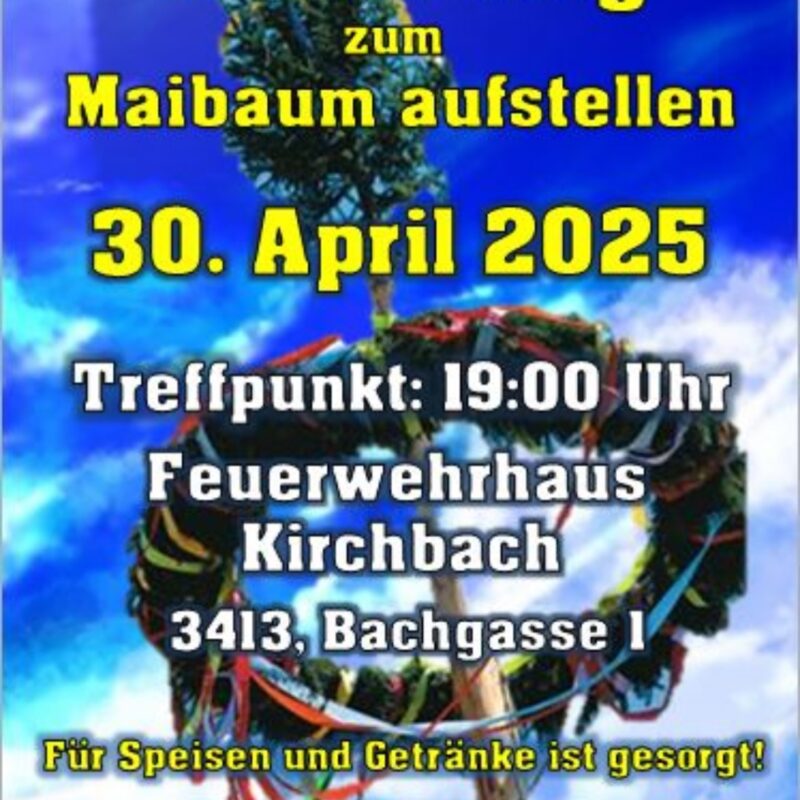 Maibaumaufstellen 2025