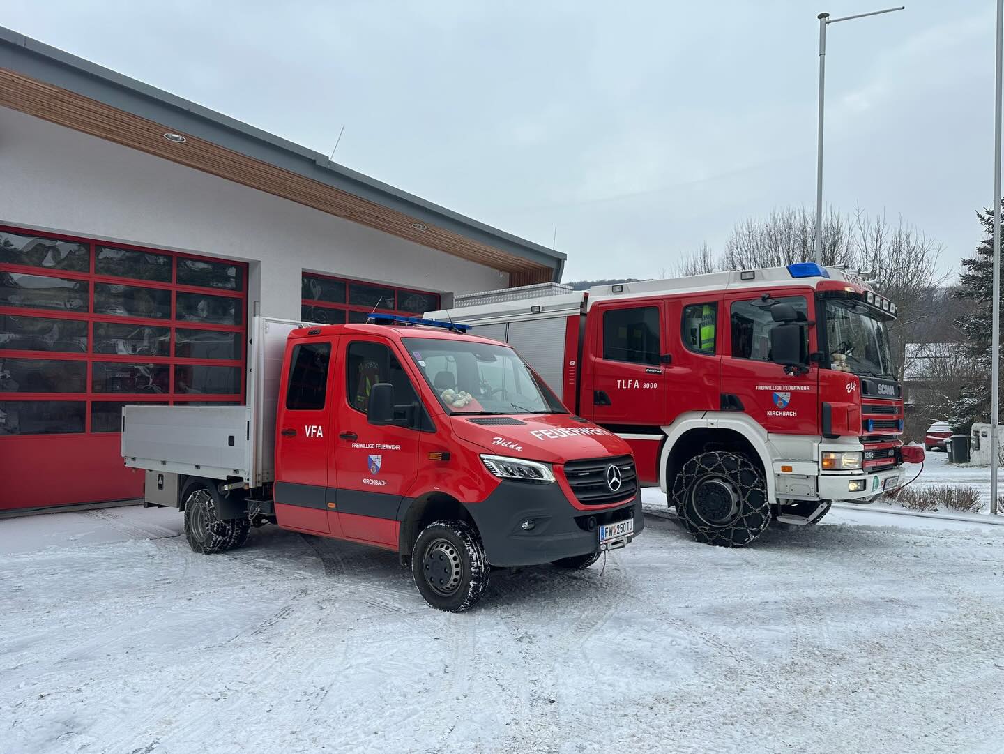 Mehr über den Artikel erfahren Aufrüstung unserer Fahrzeuge für den Schneefall