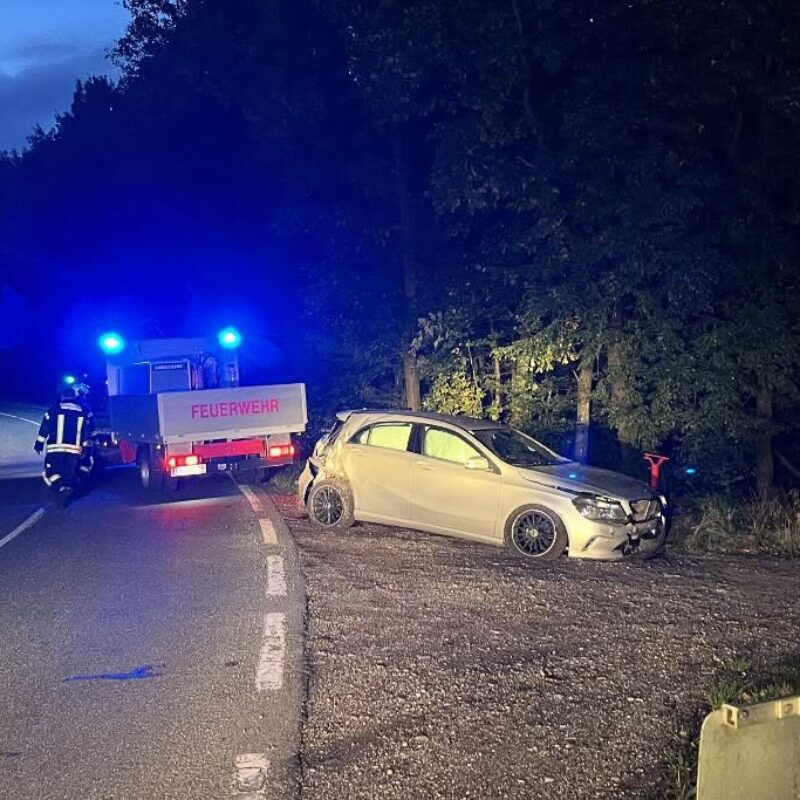 Frühmorgendliche PKW Bergung