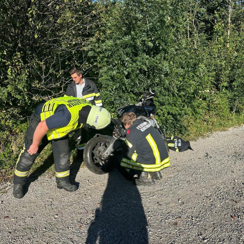 Motorradunfall mit Verletztem auf der L120
