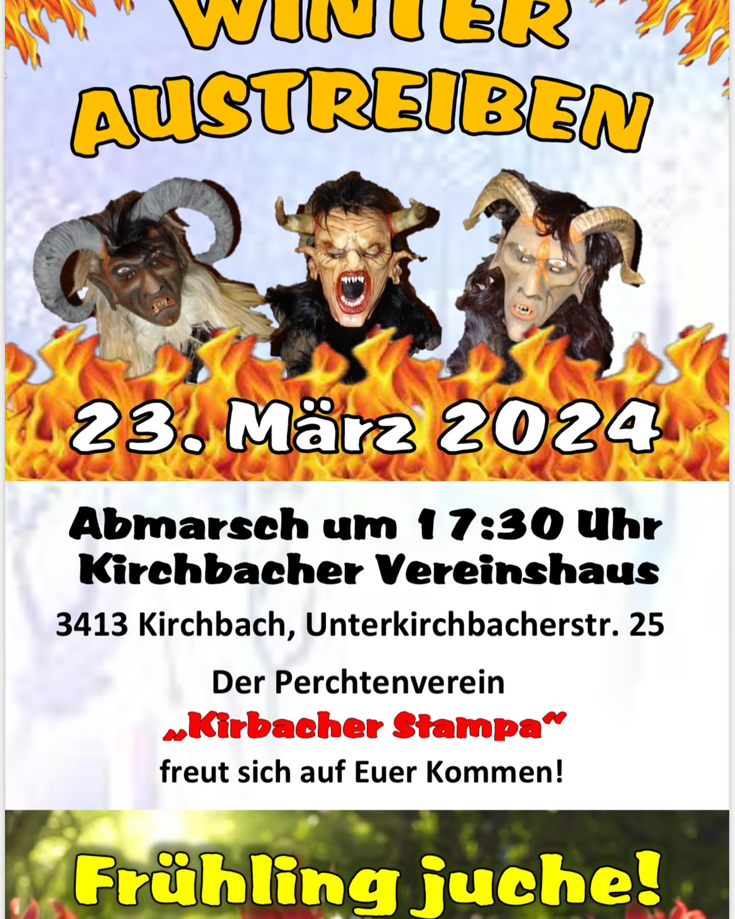 Mehr über den Artikel erfahren Winteraustreiben 2024