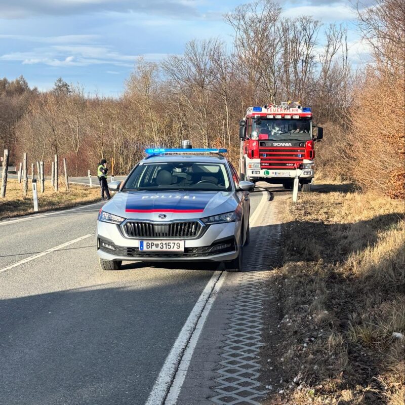 Motorradbergung nach Unfall