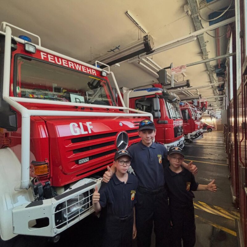 Unsere Jugend zu Besuch bei der Berufsfeuerwehr