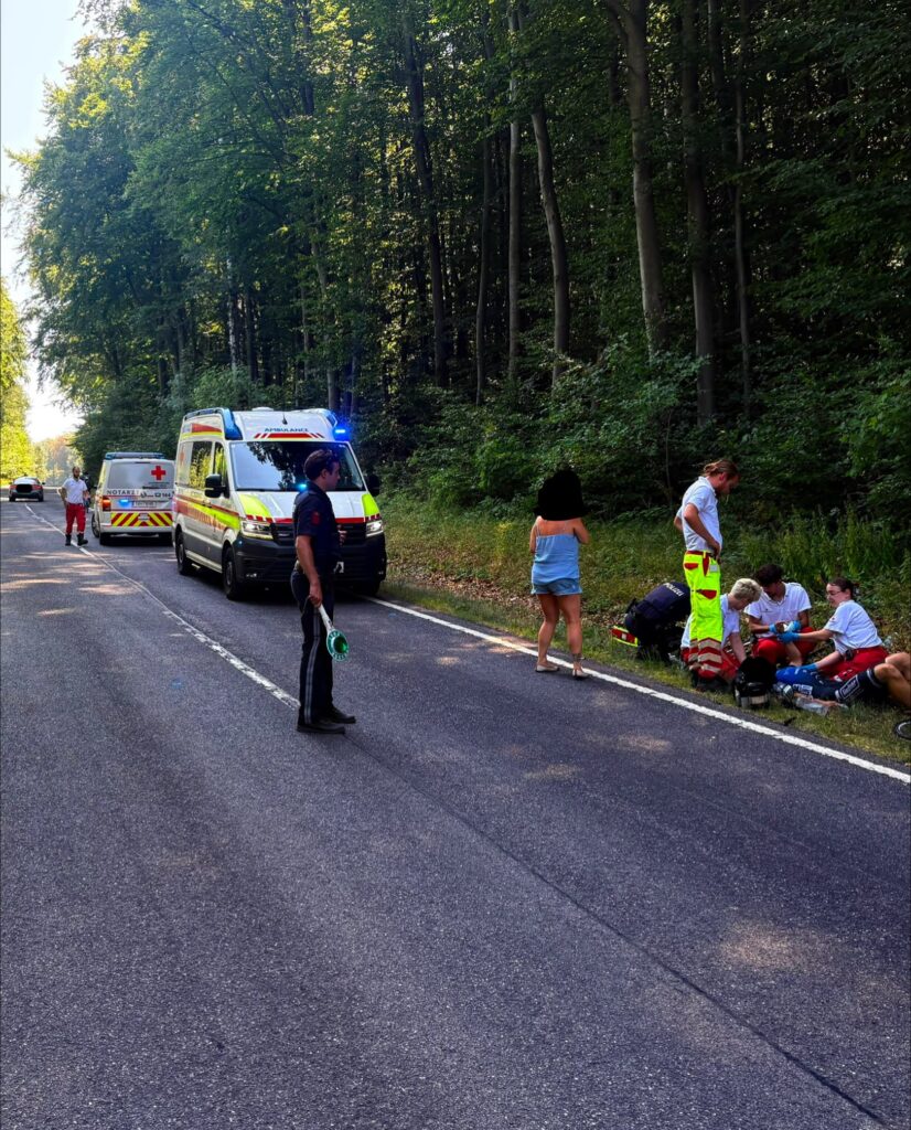 Mehr über den Artikel erfahren Tragehilfe für den Rettungsdienst nach Radunfall