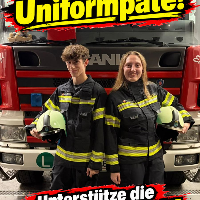 Werde Uniformpate für die FF Kirchbach!
